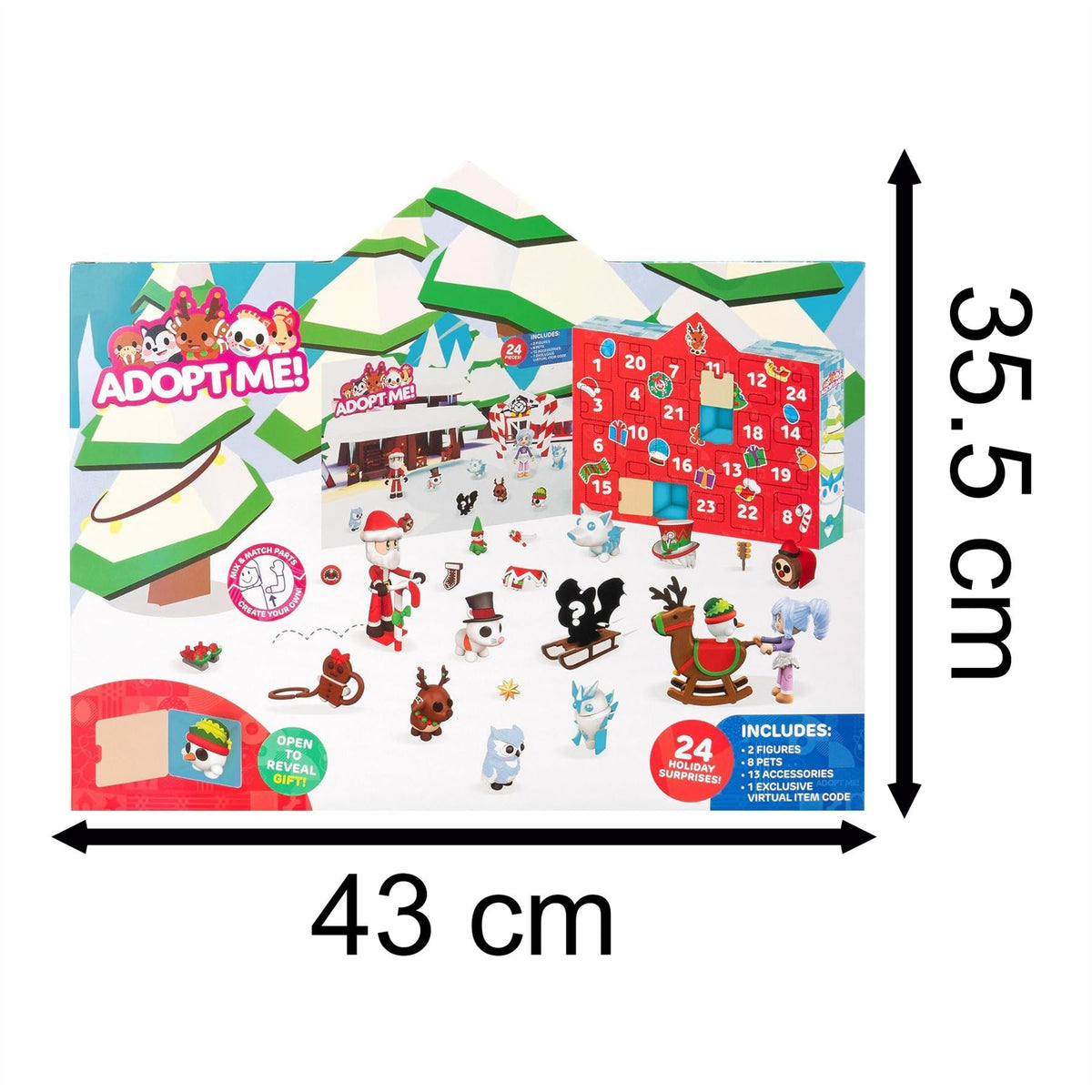 Adopt Me! Christmas Advent Calendar for Kids | Children's Toy Advent Calendar Advent Calendar - Tophatter Daily Deals