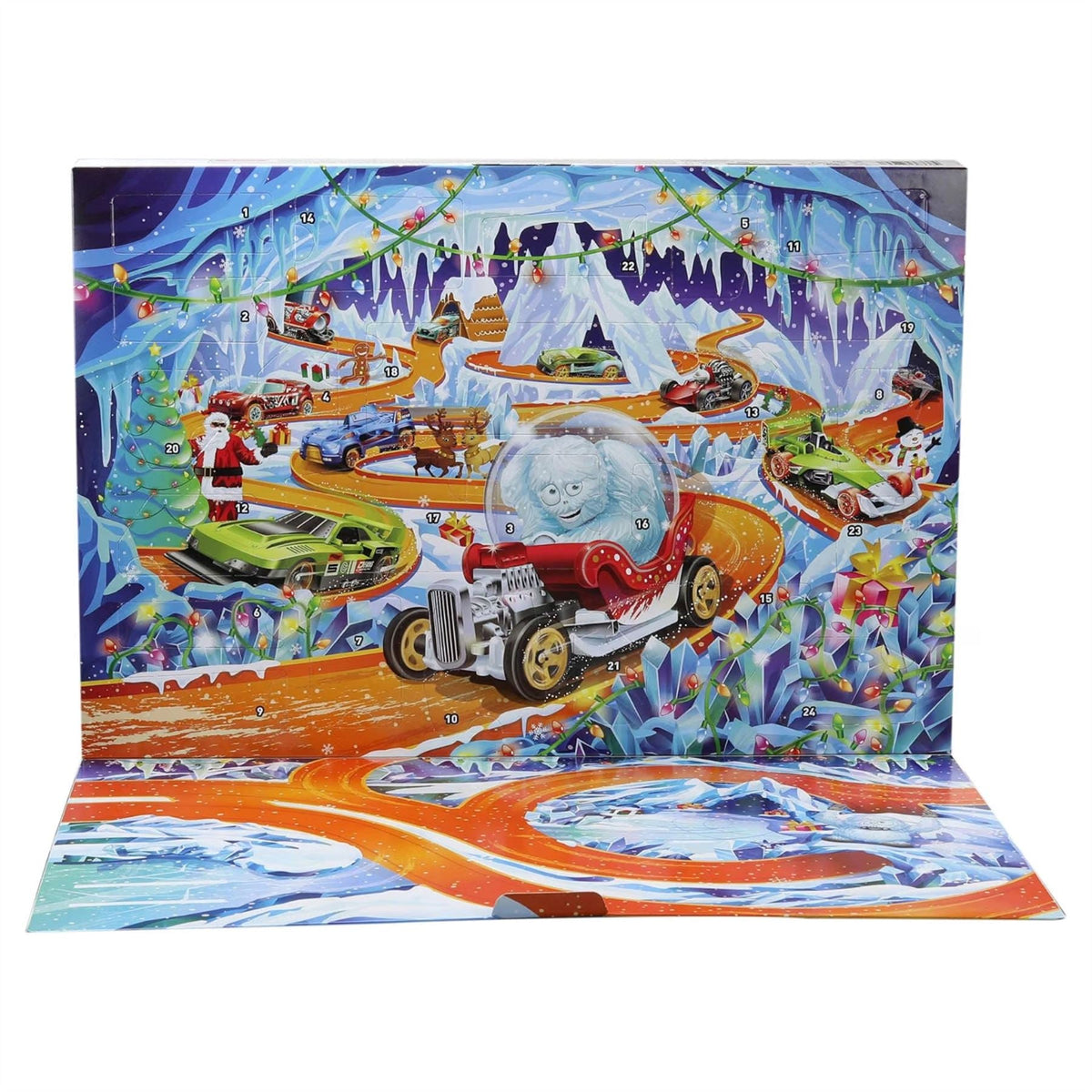 Hot Wheels Mini Cars & Accessories Toy Advent Calendar 2026, 10 Cars Playset Advent Calendar - Tophatter Daily Deals