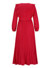 Pleated Surplice Tie Waist Maxi Dress Casual Dresses - Tophatter Daily Deals