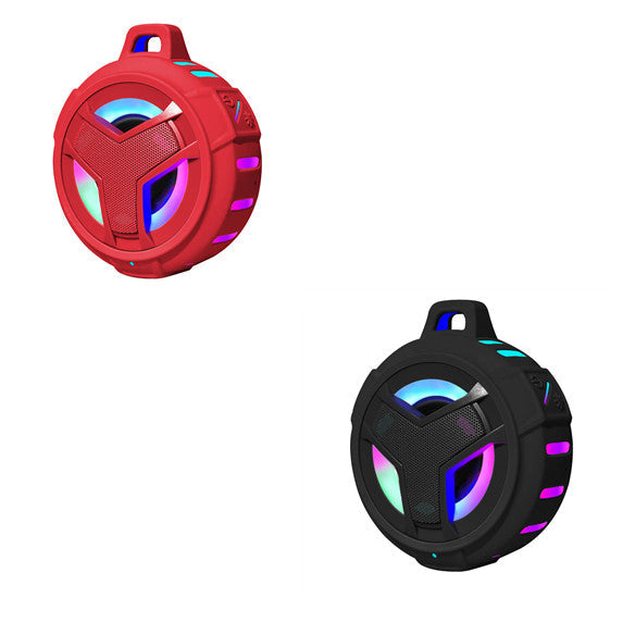 Bluetooth Small Speaker Colorful Small Speaker Bluetooth Speaker New Bluetooth Speaker Black and Red USB 0 - Tophatter Daily Deals