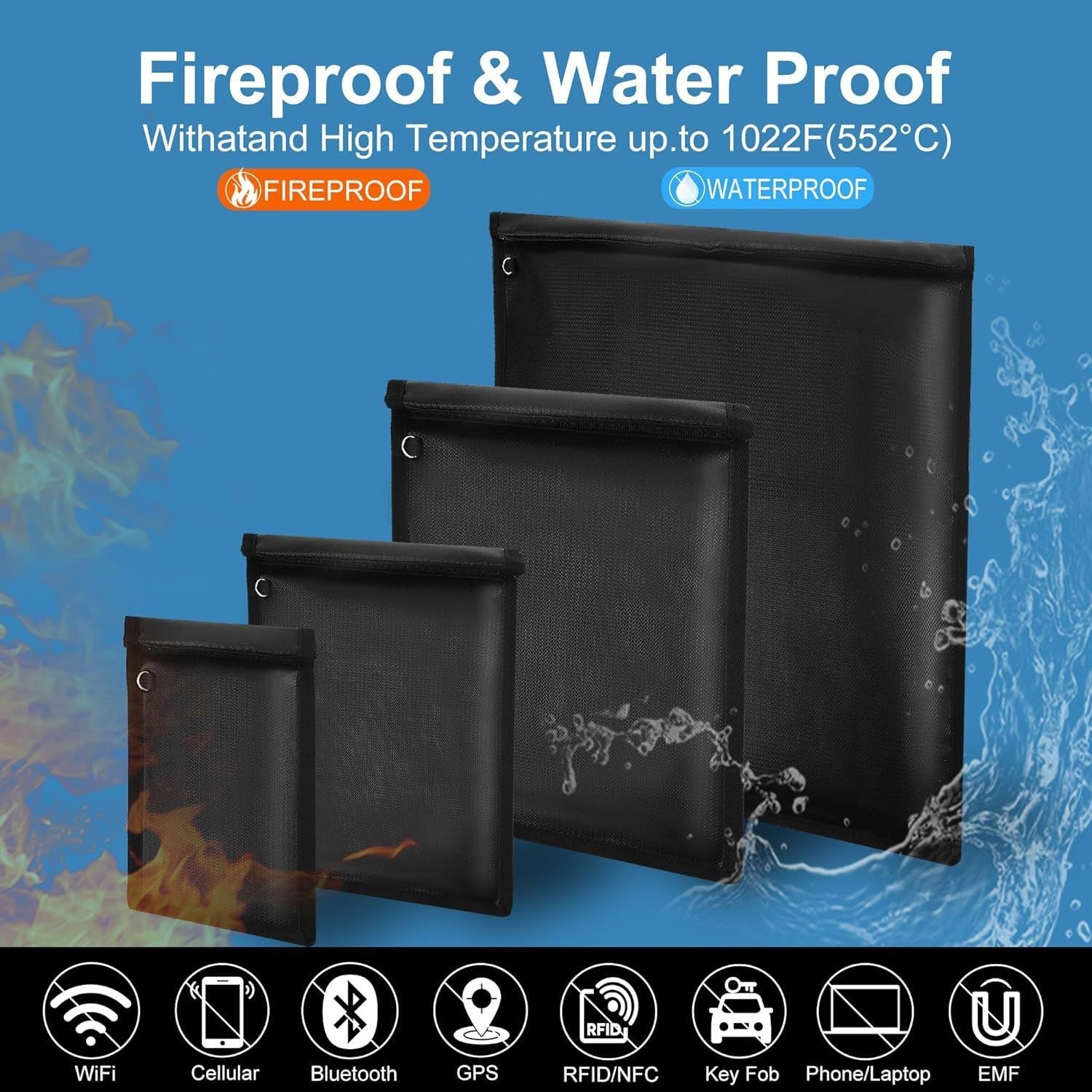 Anti-theft Anti-tracking Waterproof And Fireproof Shielding Sleeve 0 - Tophatter Daily Deals