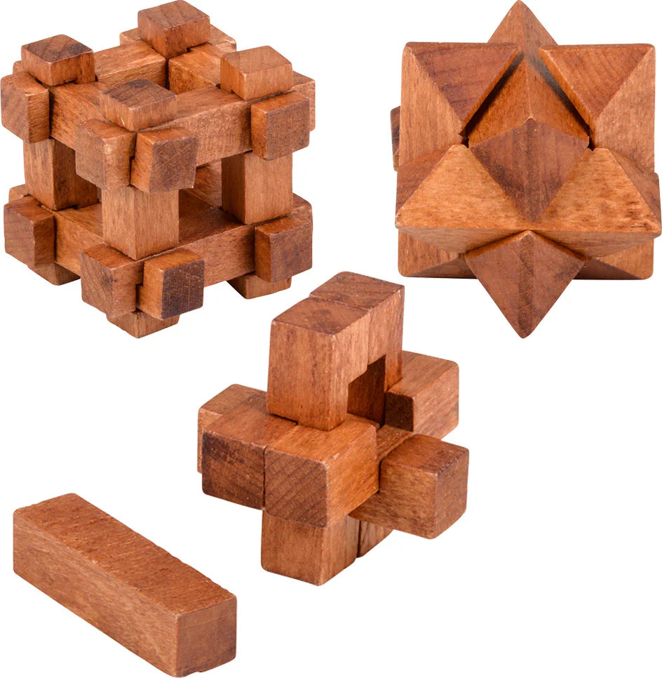 WOODEN BRAIN TEASERS - Tophatter Daily Deals
