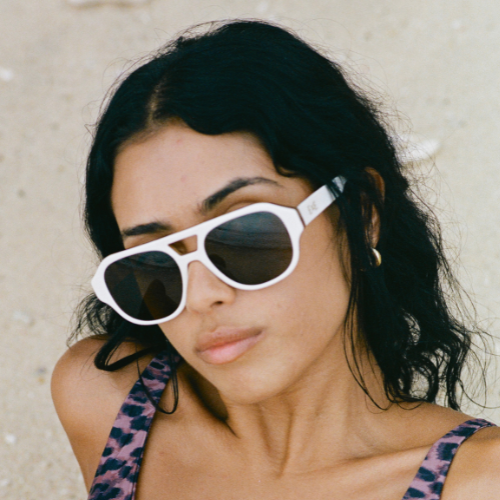Perry / Cream + Tort by East x East Sunglasses - Tophatter Daily Deals