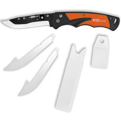 ACCUSHARP RAZOR KNIFE + 2 REPLACEMENT BLADES - Tophatter's Army Deals KNIVES - Tophatter Daily Deals