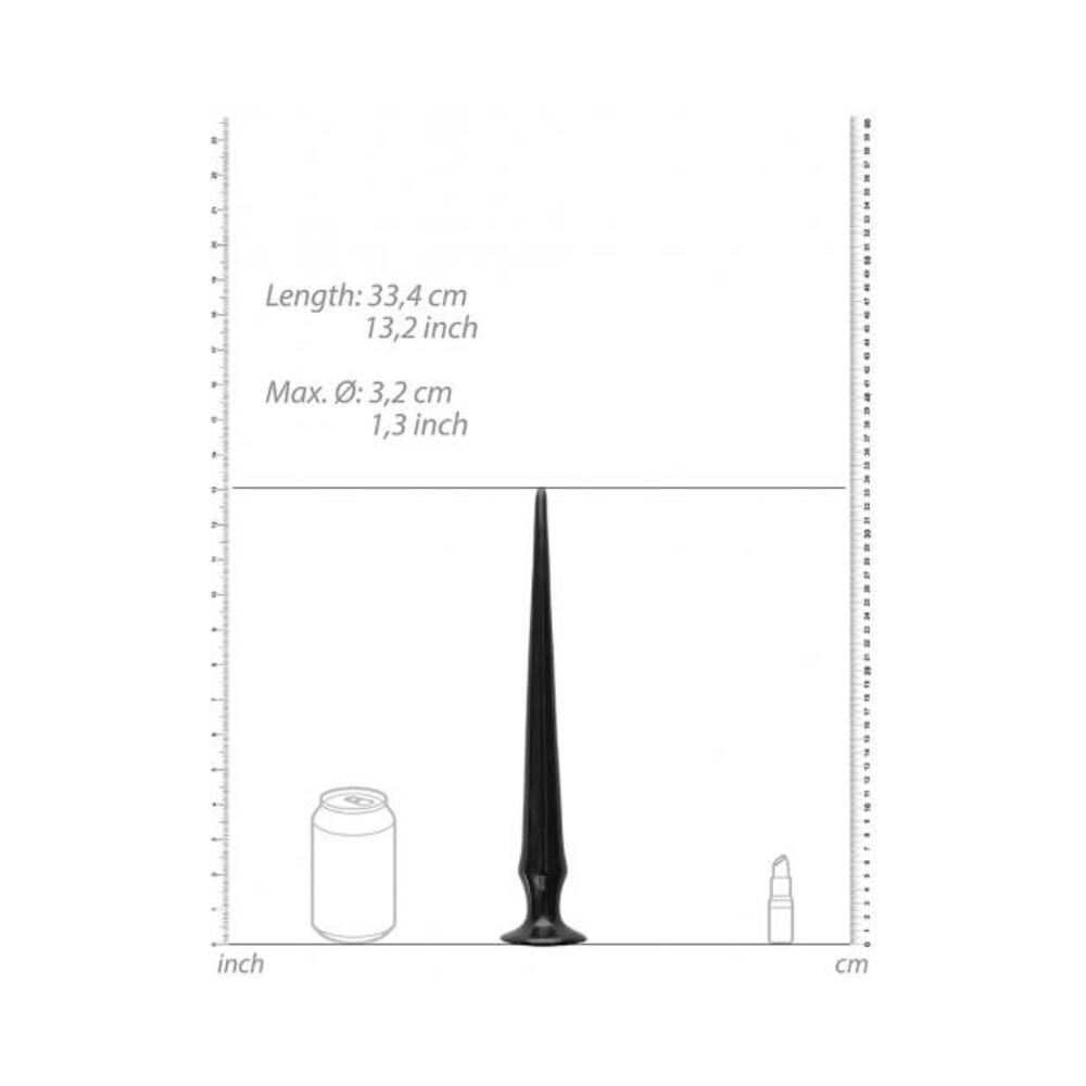 Ouch! Ass Spike Dildo 13 In. Black - Tophatter Daily Deals