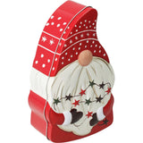 Christmas Gonk Storage Tin | Kitchen Food Tin Festive Santa Gnome Tin Tin - Tophatter Daily Deals
