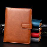 A5 leather buckle 6-hole clip notebook 0 - Tophatter Daily Deals