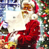 Santa's List - Christmas Advent Calendar | Advent Greetings Card & Envelope Advent Calendar - Tophatter Daily Deals