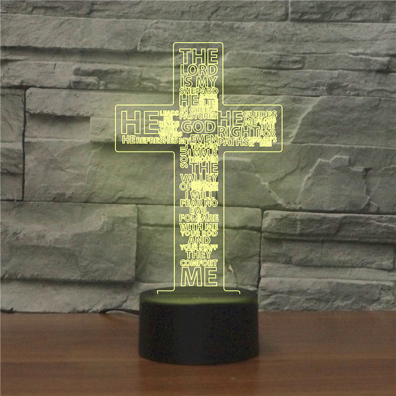 3D light, colorful touch remote control LED 0 - Tophatter Daily Deals