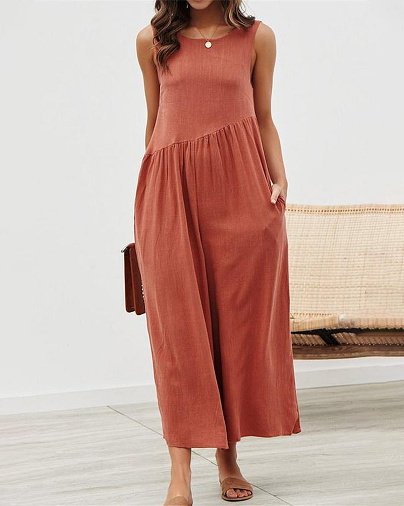 Overalls Off Shoulder Jumpsuit Caramel M(6) Jumpsuits & Rompers - Tophatter Daily Deals