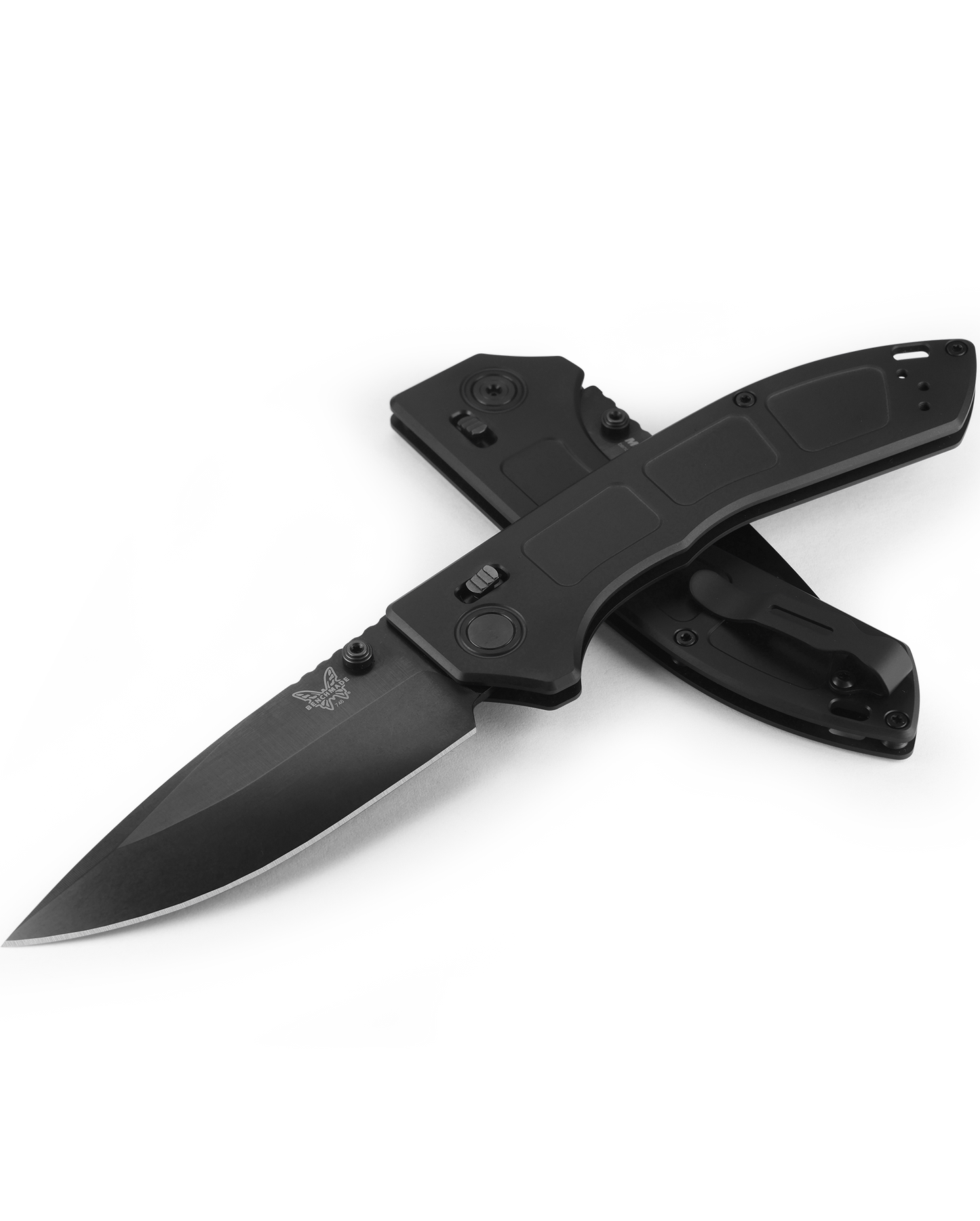 Benchmade Narrows - DLC Coated M390 Blade & Titanium Handle - 748BK-01 Knives - Tophatter Daily Deals