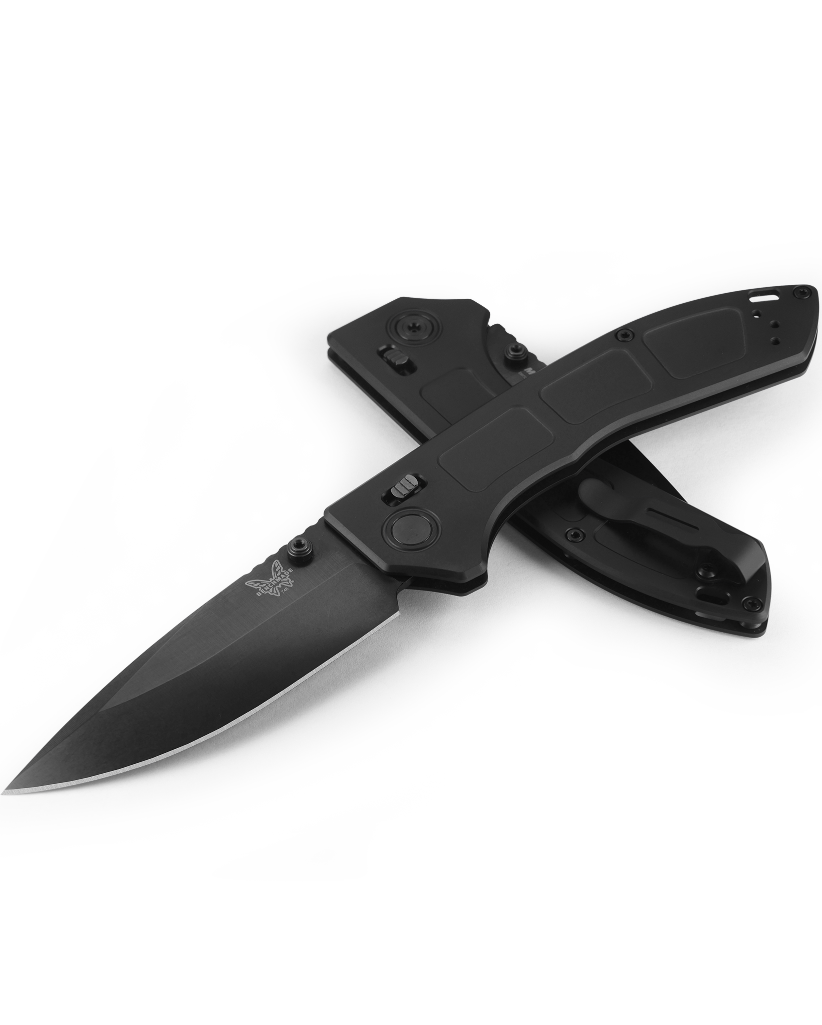 Benchmade Narrows - DLC Coated M390 Blade & Titanium Handle - 748BK-01 Knives - Tophatter Daily Deals