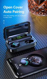 Bluetooth 5.0 Earbuds For Android Wireless Earphone 5 - Tophatter Daily Deals