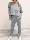 Star Print Long Sleeve Top and Pants Lounge Set - Tophatter Deals and Online Shopping - Electronics, Jewelry, Beauty, Health, Gadgets, Fashion - Tophatter's Discounts & Offers - tophatters