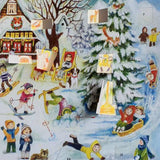 Ski Hut During Last Winter Vacation Traditional Christmas Paper Advent Calendar Advent Calendar - Tophatter Daily Deals