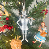 Silver Tin Man Christmas Bauble | Wizard of Oz Christmas Tree Ornament - 12cm Baubles - Tophatter Daily Deals
