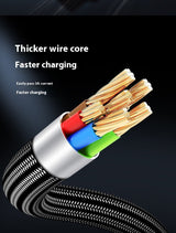 Android TYPE-C Super Fast Charge 5A Nylon Braided Mobile Phone Charging Cable 0 - Tophatter Daily Deals