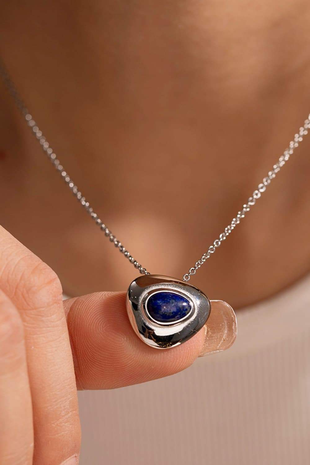 Lapis Lazuli Pendant Necklace Necklaces - Tophatter Daily Deals