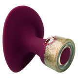 Jopen Starstruck Fantasy Burgundy Silicone Handheld Massager with Glitter Base and 35 Vibration Functions > Sex Toys For Ladies > G-Spot Vibrators - Tophatter Daily Deals