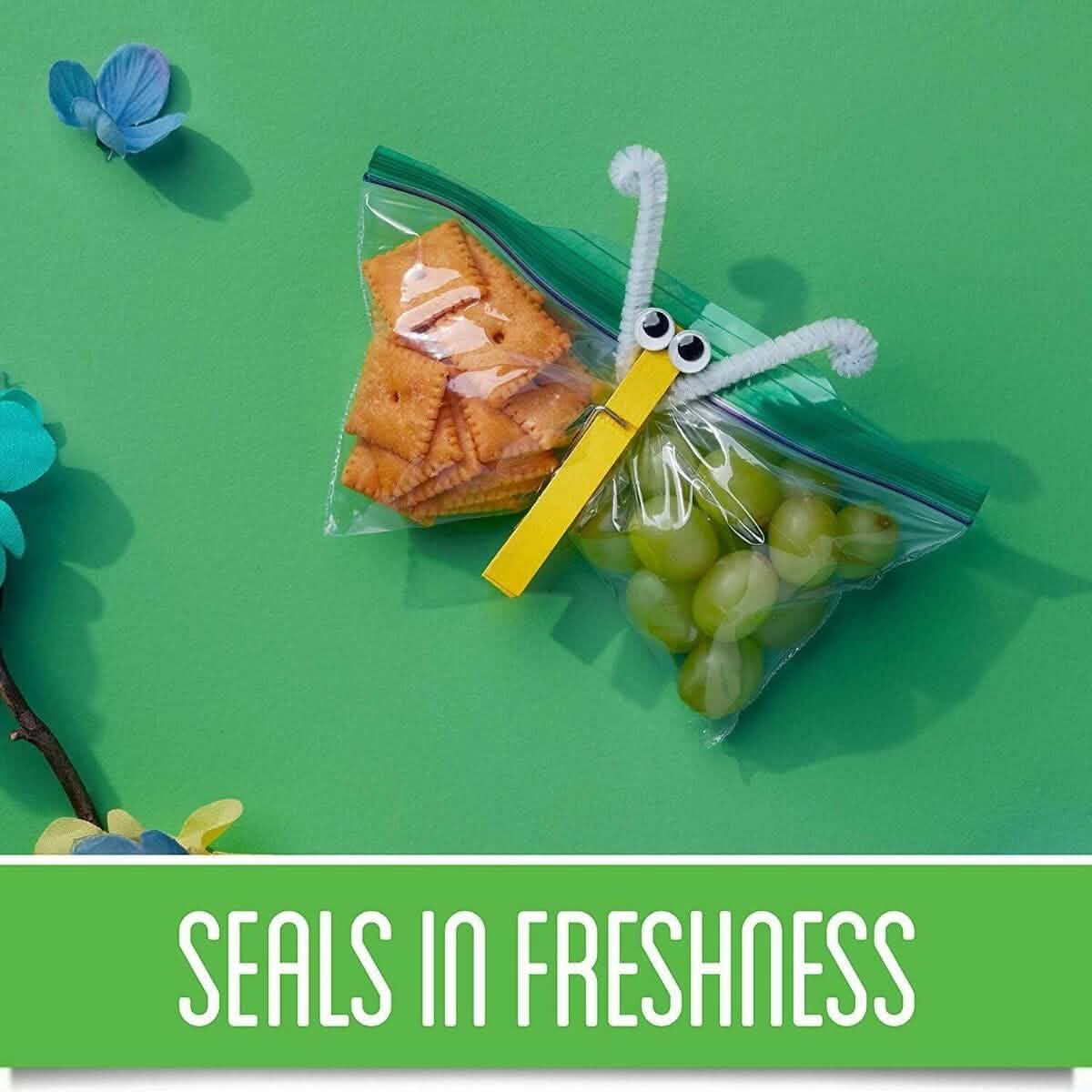 750-Piece: Ziploc Snack Bags with Grip n’ Seal Kitchen Storage - Tophatter Daily Deals