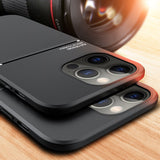Built-in Magnetic Frosted Shockproof Phone Case 0 - Tophatter Daily Deals