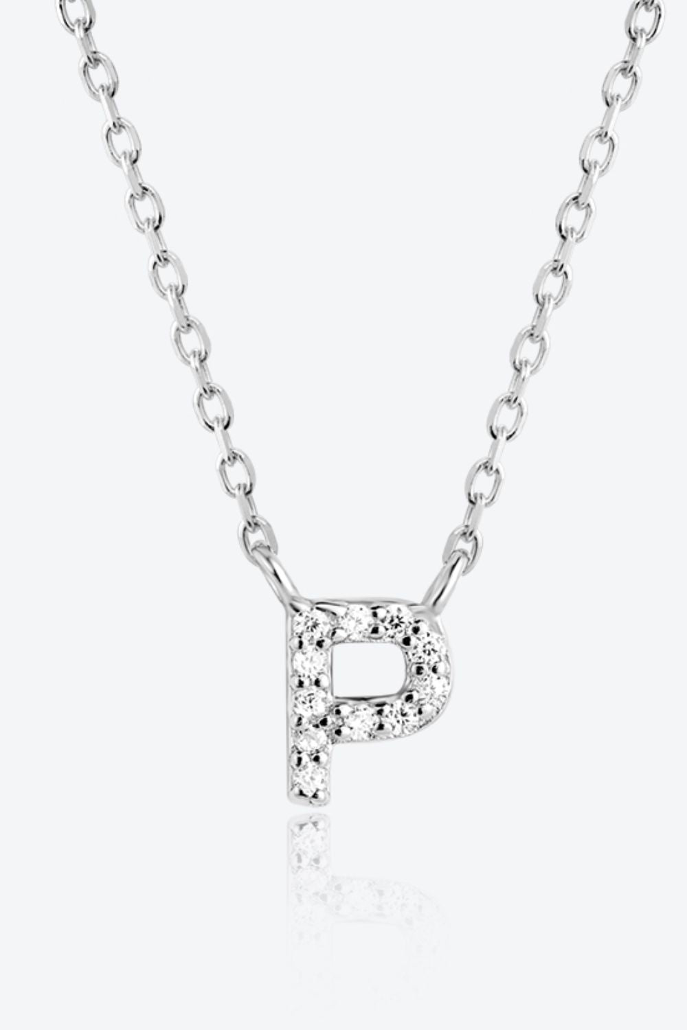 L To P Zircon 925 Sterling Silver Necklace Necklaces - Tophatter Daily Deals