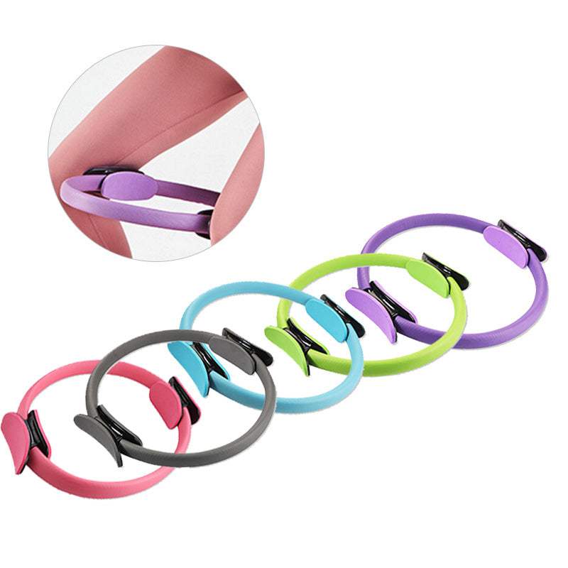 Yoga Fitness Pilates Ring Women Girls Circle Magic Dual Exercise Home Gym Workout Sports Lose Weight Body Resistance Bluetooth Speaker Lamp - Tophatter Daily Deals