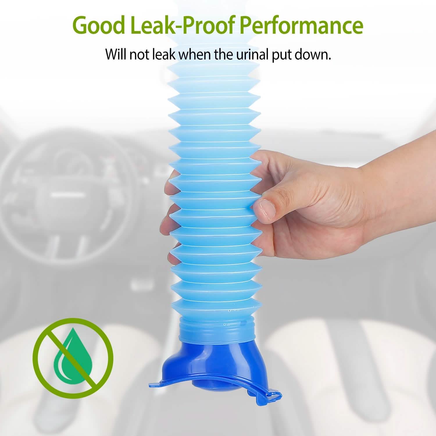 750ml Unisex Reusable Emergency Shrinkable Urinal Outdoor Recreation - Tophatter Daily Deals