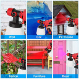 750W Electric Paint Sprayer Handheld with 3 Spray Patterns Home Improvement - Tophatter Daily Deals