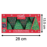 Set of 6 Tree Crackers with True or TRUE Game | Novelty Christmas Crackers Christmas Cracker - Tophatter Daily Deals