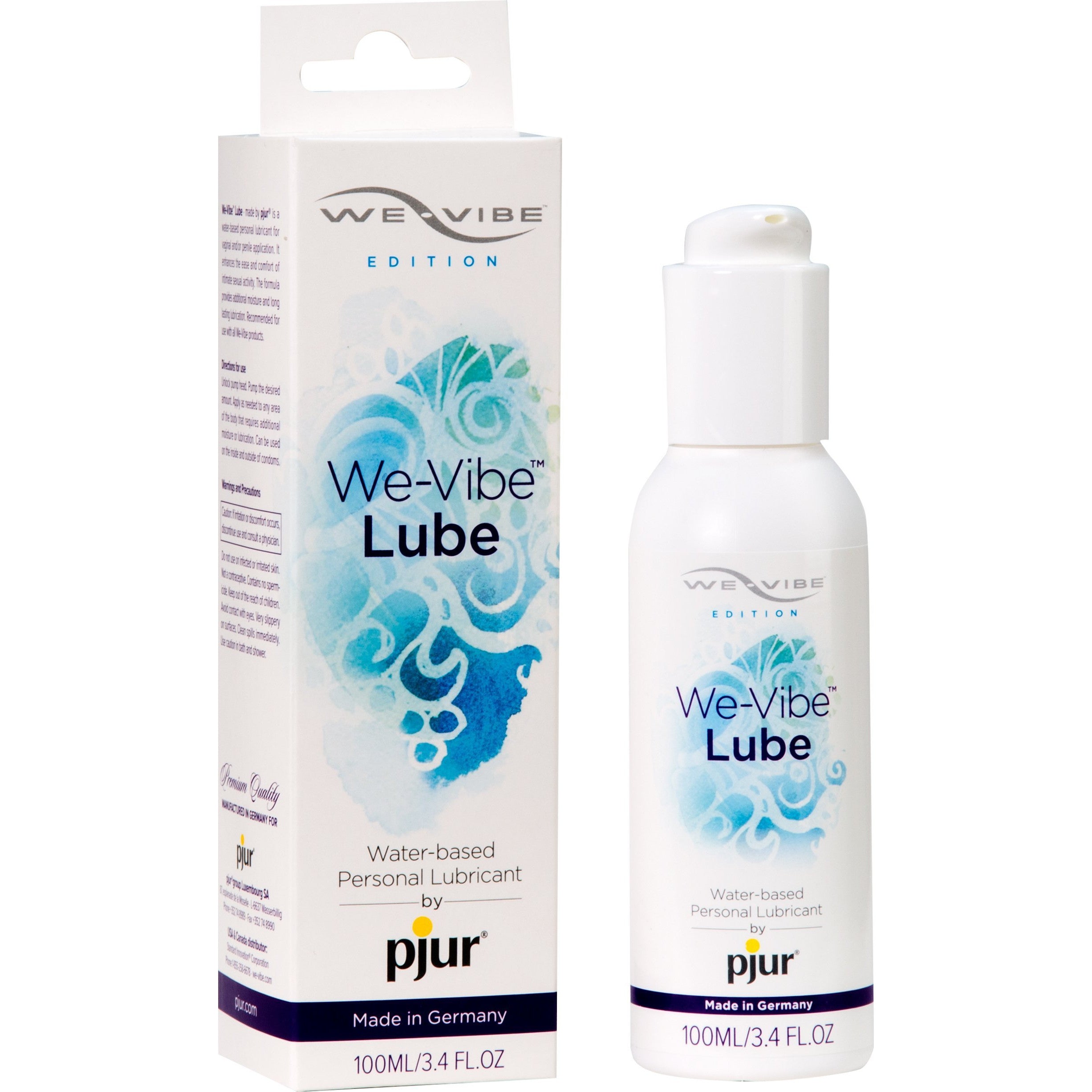 We-Vibe Lube Water-Based Personal Lubricant in 3.4 oz Water-based Lubricant - Tophatter Daily Deals