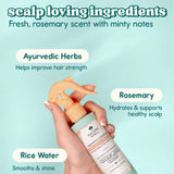 Nature Spell Growth Complex Rosemary Water Scalp Spray 150ml Spray - Tophatter Daily Deals