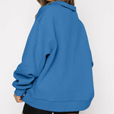 Lightweight Women Zip Sweatshirt - Oversized Pullover Casual 3D Changing Face Moving Picture Frame - Tophatter Daily Deals