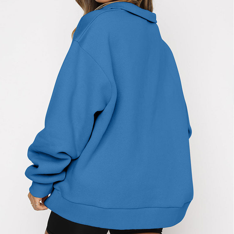 Lightweight Women Zip Sweatshirt - Oversized Pullover Casual 3D Changing Face Moving Picture Frame - Tophatter Daily Deals