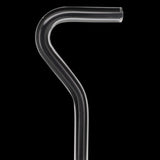 Dr. House Inspired Flame Cane - Clear Acrylic, Black Stripe Clear Lucite Walking Canes - Tophatter Daily Deals