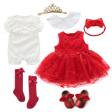 Baby Products Set Newborn Gift Box Full Moon Gift Red c 0 - Tophatter Daily Deals