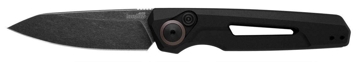 Kershaw Launch 11 - Automatic - Black Aluminum - Blackwash Blade - 7550 Automatic Knives - Tophatter Daily Deals