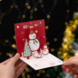 3D Three-dimensional Greeting Card Creative Christmas Eve 0 - Tophatter Daily Deals