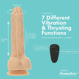 BMS PL Crazy Guy Thrusting, Vibrating & Rotating Ivory Dildo 7" with Remote Realistic Vibrating Dildo - Tophatter Daily Deals