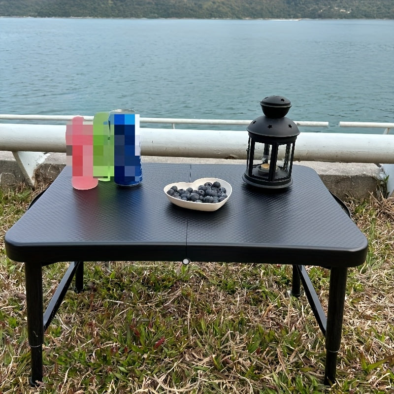 Adjustable Folding Camping Table with Storage Mesh Camping & Hiking - Tophatter Daily Deals