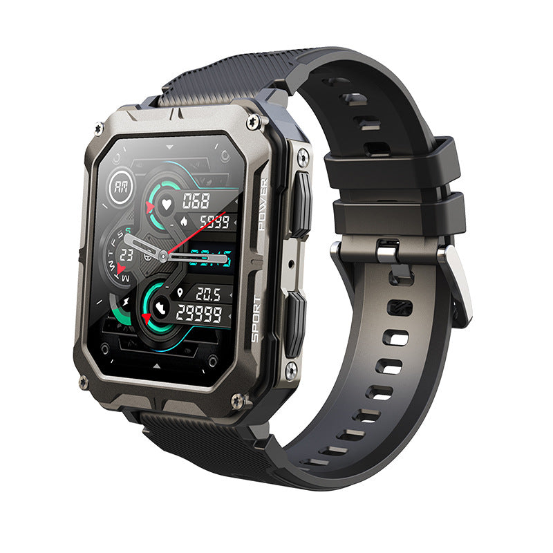 Bluetooth Talk Smart Watch Outdoor Three Anti Sports Waterproof Meter Step Black 0 - Tophatter Daily Deals