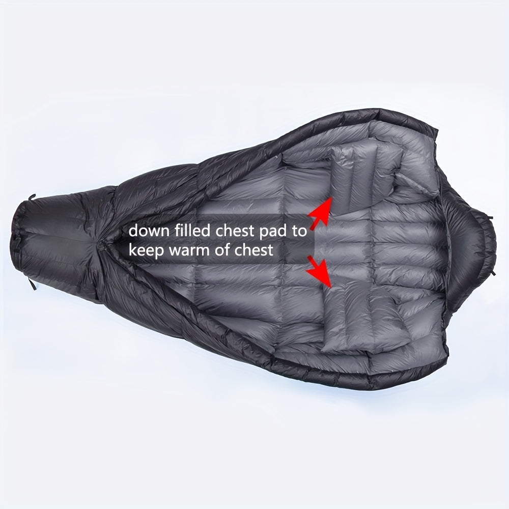 Winter Down Sleeping Bag Zipper Closure Outdoor Recreation > Camping > Sleeping Bags - Tophatter Daily Deals