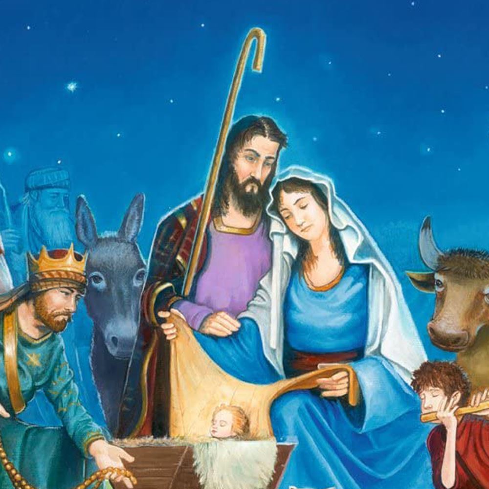 Christmas Advent Calendar Bethlehem Nativity Story Calendar | Religious Advent Calendar Traditional Advent Calendar | Picture Advent Calendar Paper Advent Calendar Advent Calendar - Tophatter Daily Deals