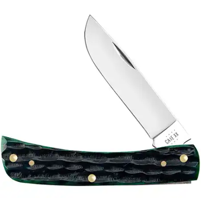 Case Sod Buster Jr. - Hunter Green Bone - Deep Canyon Jig - 75832 - Tophatter Daily Deals