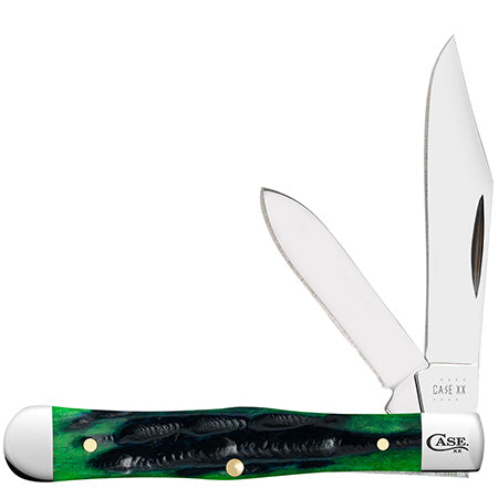 Case Small Swell Center Jack - Hunter Green Bone - Deep Canyon Jig - 75837 Knives - Tophatter Daily Deals