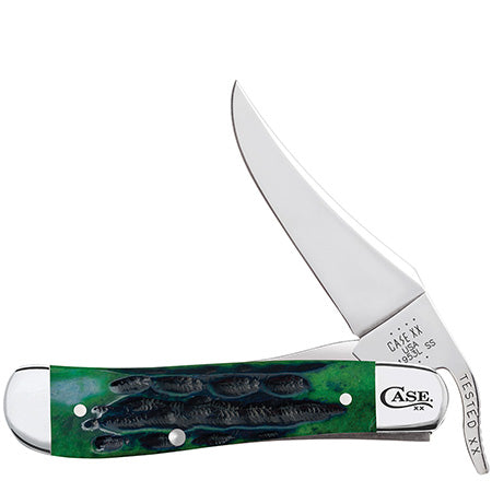 Case RussLock - Deep Canyon Jig Hunter Green Bone - 75838 Knives - Tophatter Daily Deals