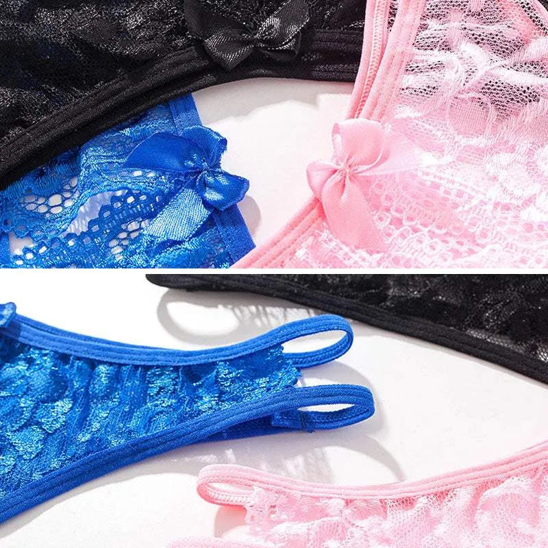 Jessica's Crotchless Lingerieâ„¢ Open Crotch Thong Underwear - Tophatter Daily Deals