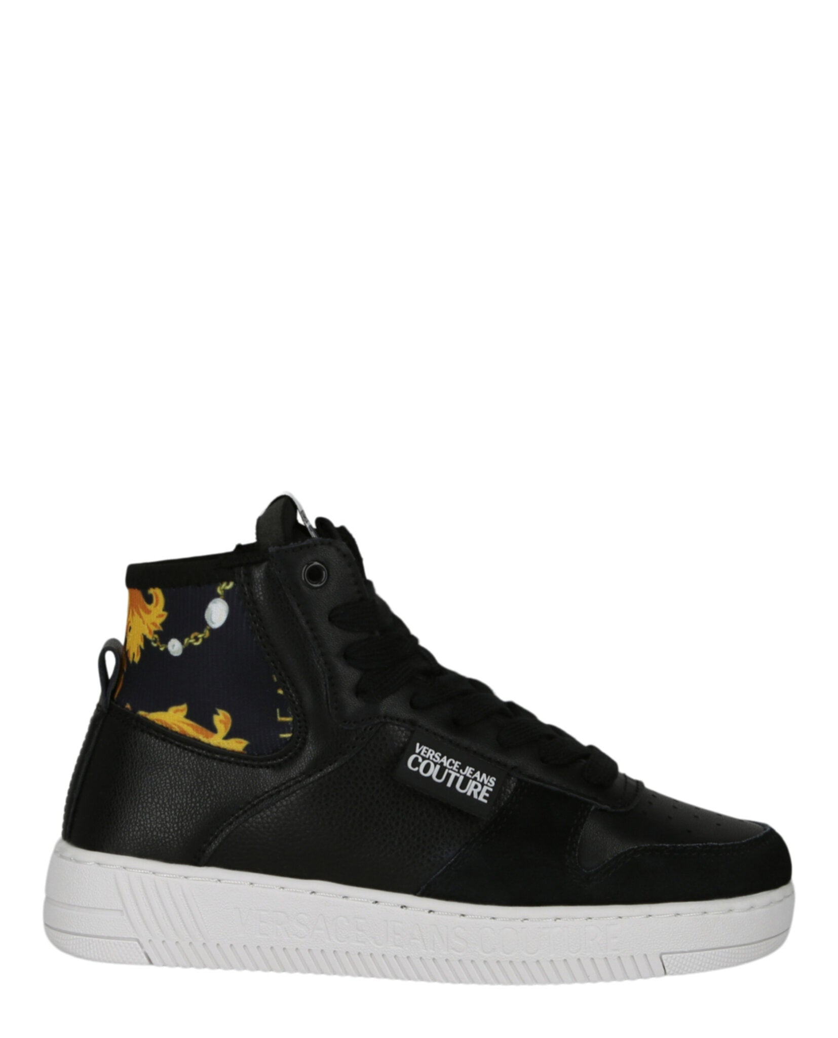Versace Jeans Meyssa Baroque High-Top Sneakers Footwear - Tophatter Daily Deals