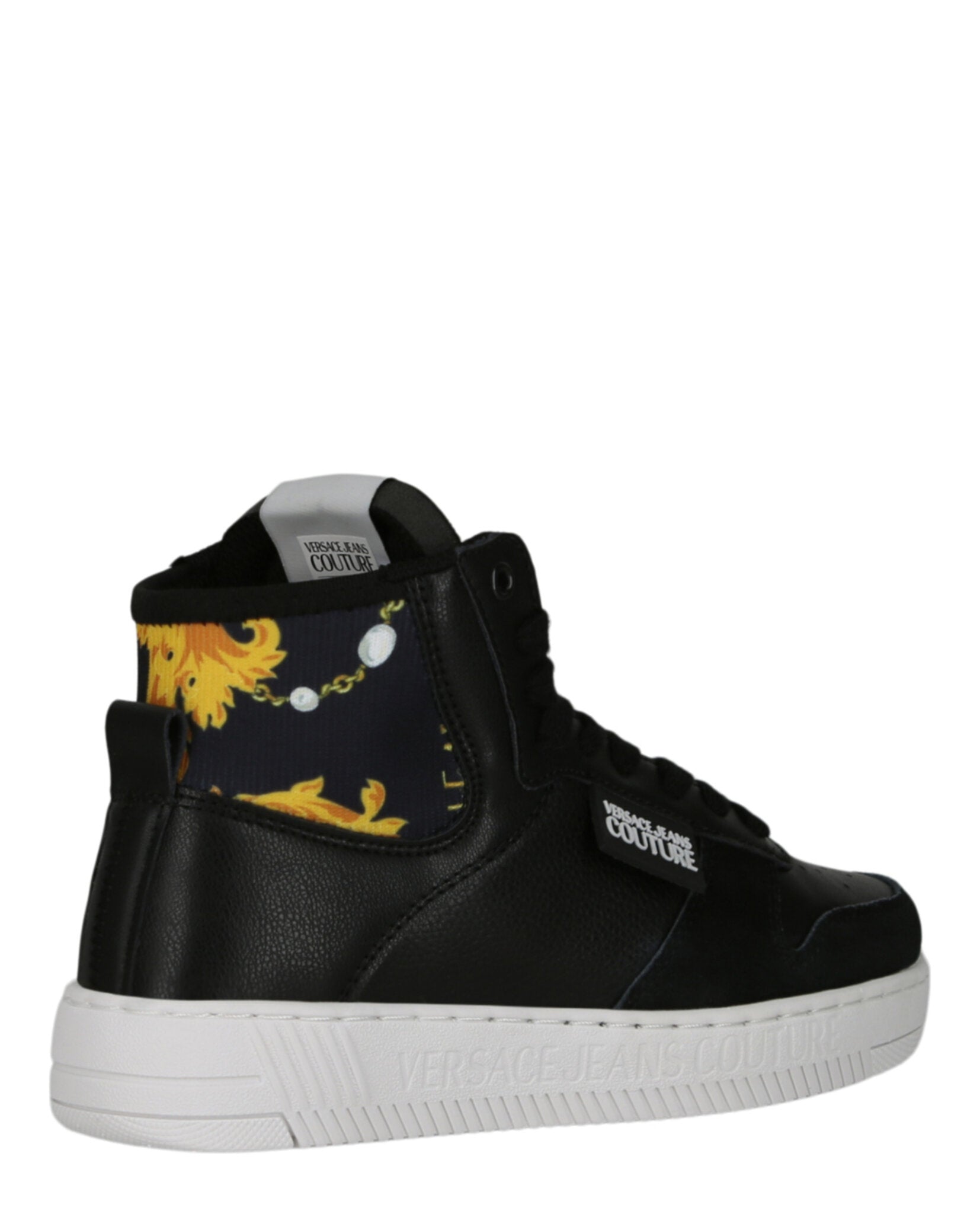 Versace Jeans Meyssa Baroque High-Top Sneakers Footwear - Tophatter Daily Deals
