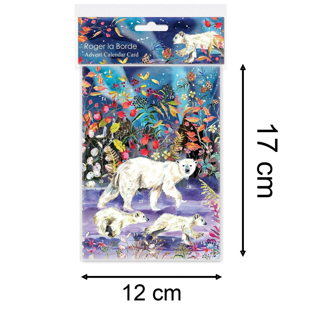 Aurora Bears Advent Calendar Greetings Card | Christmas Advent Calendar Advent Calendar - Tophatter Daily Deals